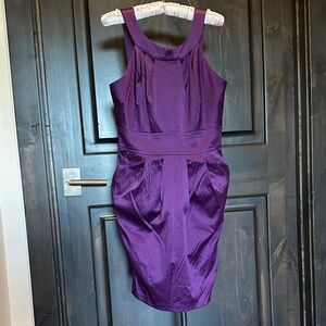 Radiant Purple Midi Dress
